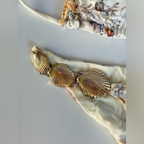 Empire Of Summer Shell Embellished Bikini - Beach Chic Look - Picture 6 of 7